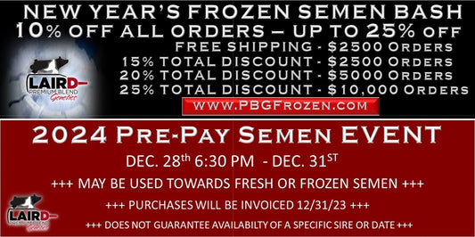 PREPAY / NEW YEARS FROZEN